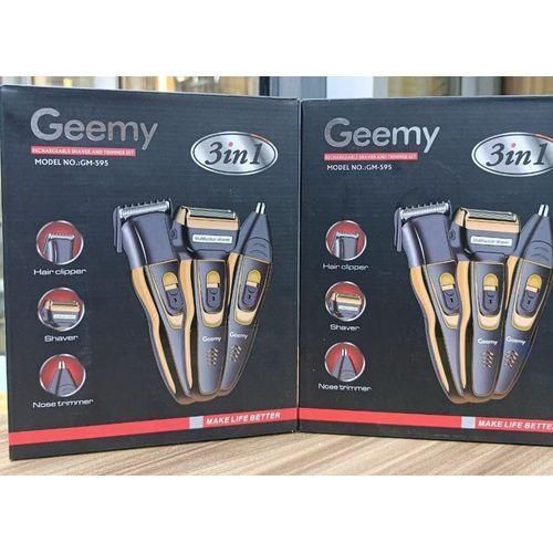 product_image_name-Generic-Geemy Original 3 in 1 Rechargeable Shaver & Trimmer Set-1