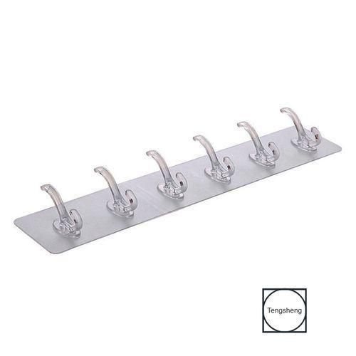 product_image_name-Generic-Transparent Seamless Hook Punch Free Wall Mounted Adhesive-1