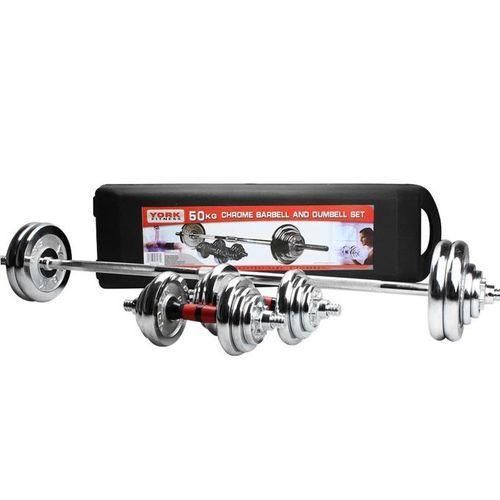 product_image_name-Generic-Combination Barbell and Dumbbell Sets 50KG With a Black Case -2