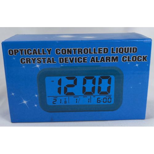 product_image_name-Lcd-Smart Modern LED Digital Mirror Alarm Clock – Temperature Display, Snooze & Night Mode - White-2