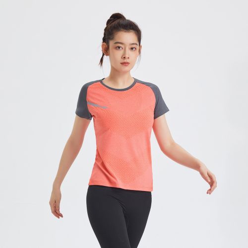 Sports Shirts Women Quick Dry Yoga T-shirt Gym Clothing Breathable