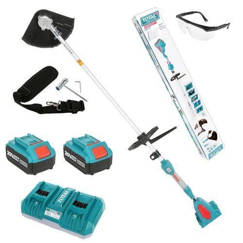 product_image_name-TOTAL-TSTLI200285 Cordless string trimmer and brush cutter Voltage:40V(20V+20V)-2