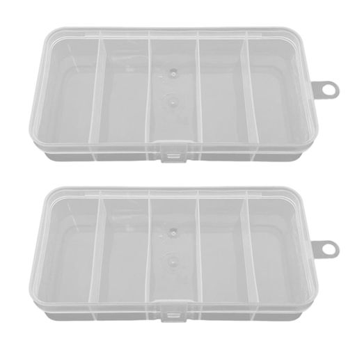 Generic Fishing Hook Case Storage Boxes for Fishing Lures 2pcs Capacity  White @ Best Price Online