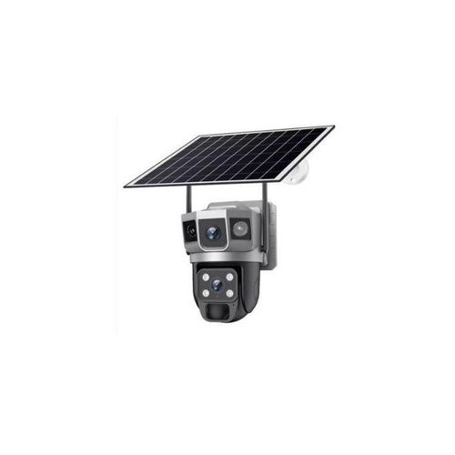 product_image_name-Solar Light- Dual Lens CCTV Camera Triple Screen Solar Camera Color Night Vision Motion Detection 4g Sim Card Cctv Camera-1