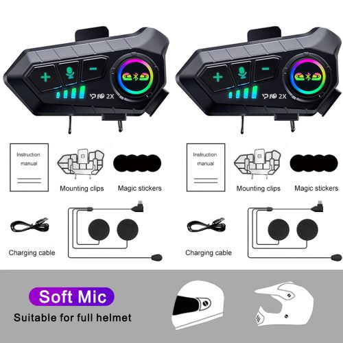 Motorcycle Helmet Bluetooth Headset Intercom Intercomunicador Moto  Bluetooth 