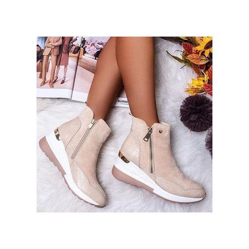 Warm wedge boots cheap