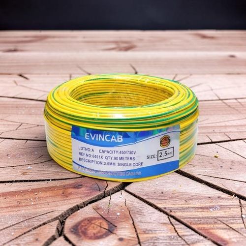 product_image_name-Evin-Yellow Green 2.5mm Single Core Cost-Effective Stable Performance Indoor Electrical Wiring Cable-1