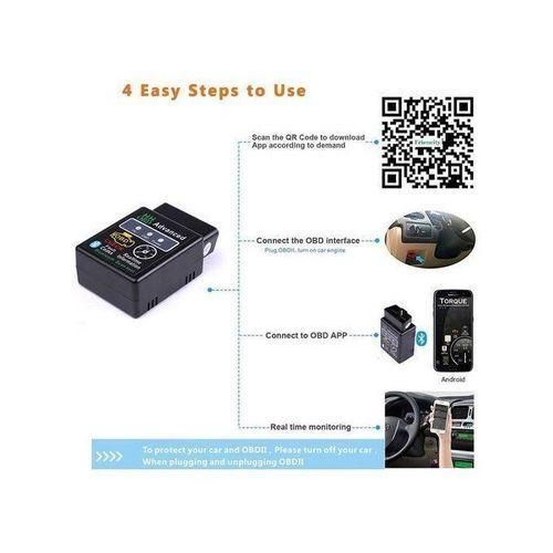 product_image_name-Generic-Advanced Wireless Bluetooth OBD II Car & Bike Diagnostic Scanner , OBD2 Bluetooth Scanner Code Reader Reset for iOS iPhone Android Windows, Auto Car Diagnostic Scan Tool OBDII Adapter for Check Engine Light -7