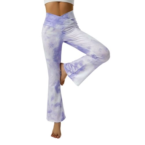Spring hue Women's Bootcut Yoga Pants Leggings High Waisted Tummy Control  Yoga Flare Pants
