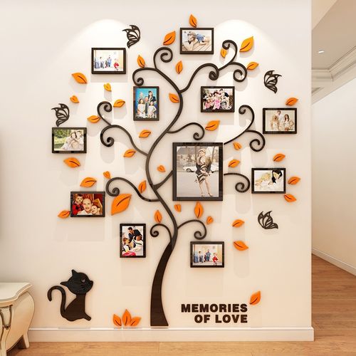 Generic Wall Stickers 3D Acrylic Family Po Frame For Baby Living @ Best  Price Online