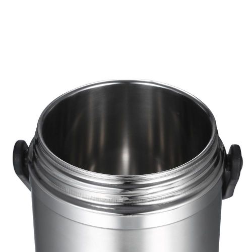 Stainless Steel Vacuum Insulated Food Jar Long Time Insulation Portable Pot Thermos  Container 1.8l Large Capacity With 2 Food Trays