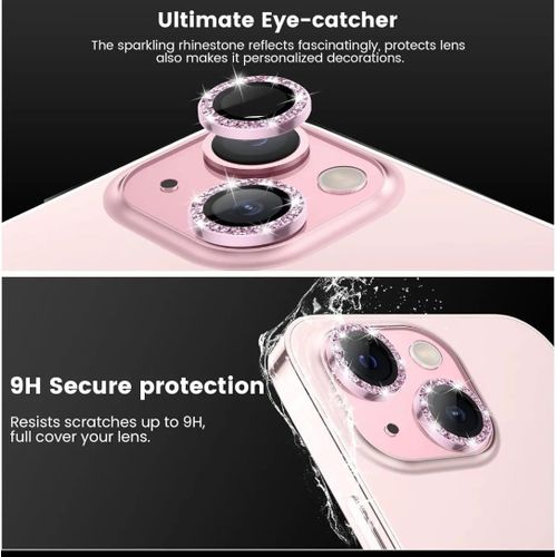 product_image_name-Generic-Glitter Camera Lens Protector Iphone Camera Protector For Iphone 12,13,14,15 Diamond Camera Tempered Glass For Iphone  14 15 Ring Cover Case Film-6