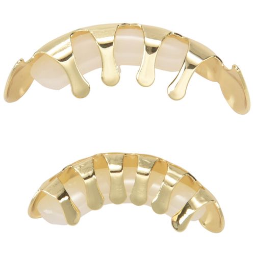 Generic Gold Men And Women Unisex Fashion Hip Hop Teeth Grillz