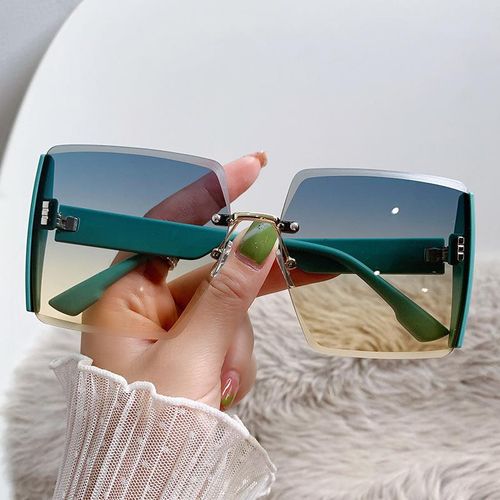 Oversized Square Large Sunglasses For Women Top Brand Eyewear For
