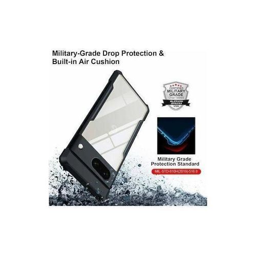 product_image_name-Xundo-Back Transparent Acrylic + TPU Buffer Cover Case For Google Pixel 7a-2