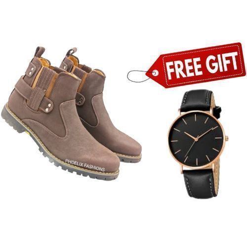 product_image_name-Cacatua-Best Quality Casual And Official Men Boots + FREE WRIST WATCH.-1