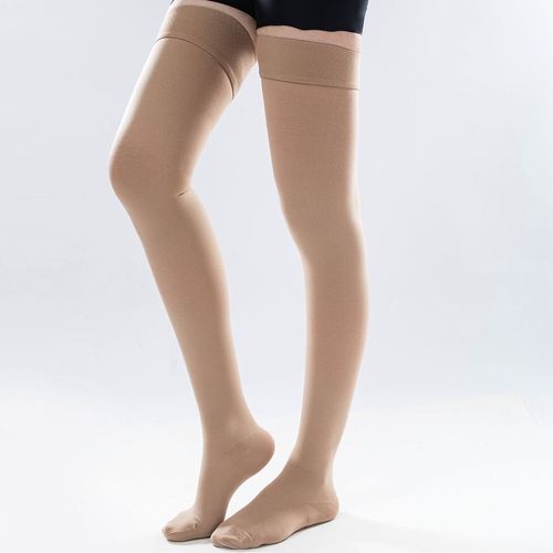 Generic 23_32mmHg Elastic Nursing Compression Stocking Unisex Class 2  Pressure Stockings Sleep Feet Varicose Vein Sock(#Closed Toe-Beige) @ Best  Price Online