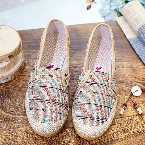 Red canvas flats store