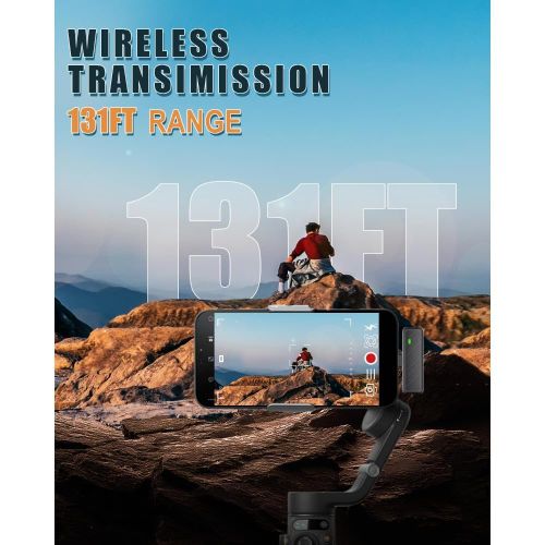 product_image_name-addigoes-Wireless Lavalier Microphone, 130 ft Range, 24-Hour Battery, Noise Cancellation, Wireless Microphone for PC, iPhone, Andriod, Record Interview, Vlogs, Mic-4