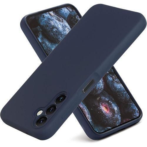 product_image_name-Generic-Liquid Silicone Phone Case For Samsung Galaxy A14 4G/5G Full Body Protection/Shockproof/Gel Rubber/Cover Case-1