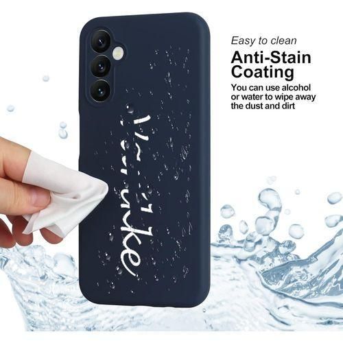 product_image_name-Generic-Liquid Silicone Phone Case For Samsung Galaxy A14 4G/5G Full Body Protection/Shockproof/Gel Rubber/Cover Case-3