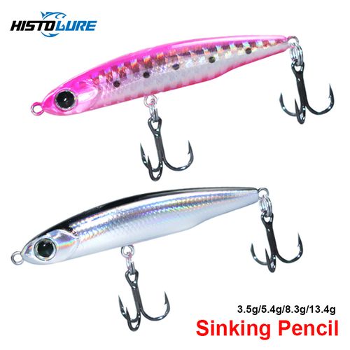 Generic HISTOLURE Sinking Pencil Fishing Lure 3.5g 50mm 5.4g 65mm @ Best  Price Online