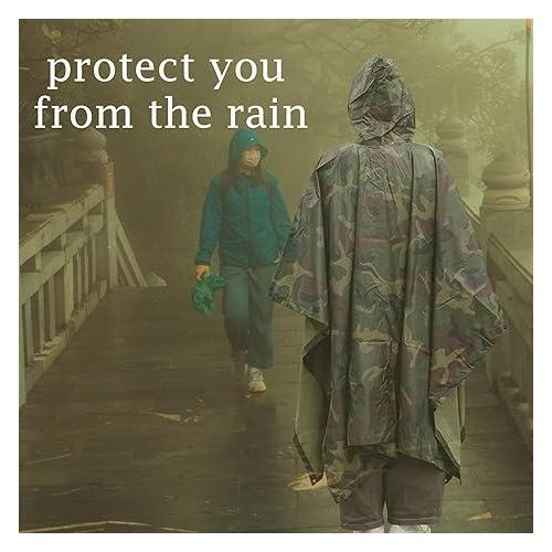 product_image_name-Generic-Unisex Waterproof Raincoat Poncho – Lightweight & Reusable-1