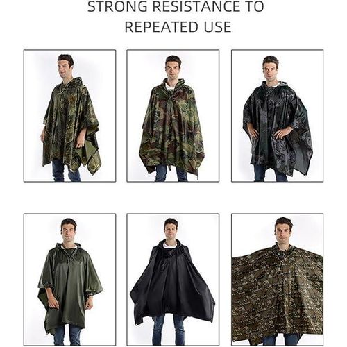 product_image_name-Generic-Unisex Waterproof Raincoat Poncho – Lightweight & Reusable-5