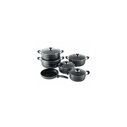 product_image_name-TC-Non Stick Cooking Pots 14 Pieces Black And Silver-2