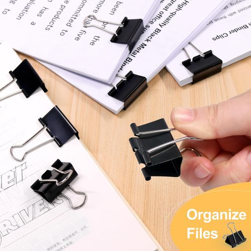 product_image_name-Generic-32mm Medium Metal Binder Clips 32 Pcs,for Office,School,Home.black-6