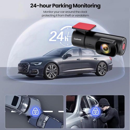 Single 2k Dashcam Loop Recording Wireless WiFi Dash Cam Front with App G-Sensor 24H Parking Mode Dashcams for Cars