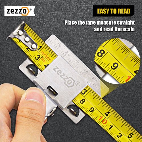 Measuring Tape Clip Tool - Corners Clamp Holder Precision Measuring Tools -  Fixed Ruler Mark Tools for Most Tape Measures(1 PC)