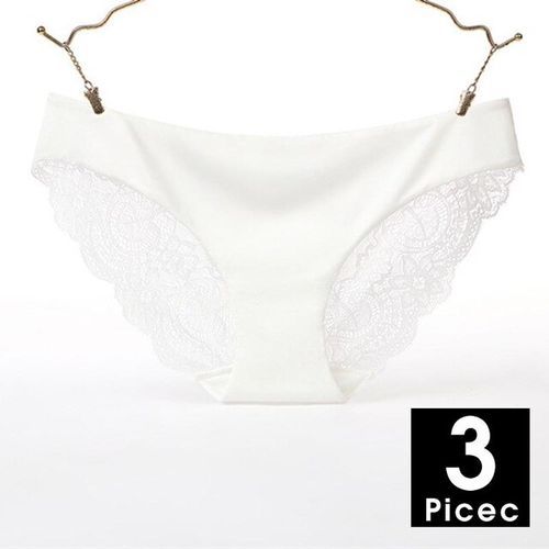 Fashion 3pcs/lot Y Women Panties Set Lace Briefs Ice Silk Seam @ Best Price  Online