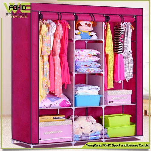 HOMMY Portable Wardrobe 3 Column Pink Cover Best Price Online Jumia Kenya