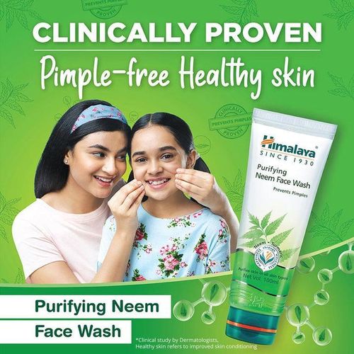 product_image_name-Himalaya-Neem Face Wash Pimple-free Healthy Skin-4