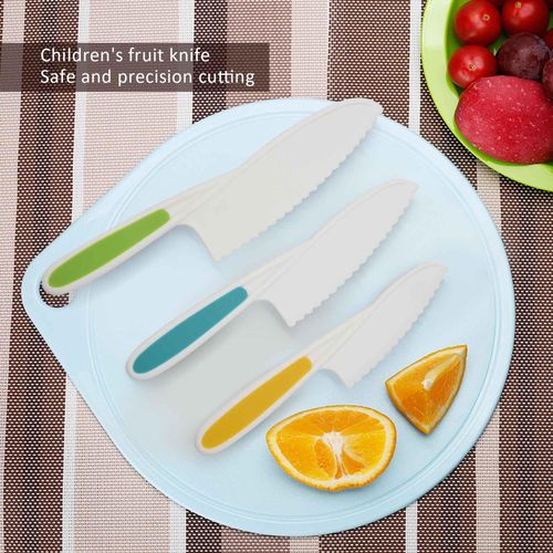 3pcs Nylon Kitchen Baking Knife Set Children's Cooking Knives