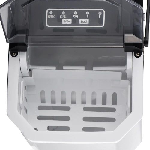 product_image_name-RAF- Stainless Steel 24 Hours Countertop Crushed Ice Chewable Ice Cube Maker Machine Automatic Ice Maker-1