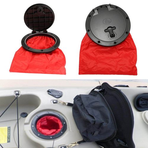 Generic 6inch Black+Red Marine Hatch Cover Pull Out Plate With Bag For Boat  Kayak Canoe @ Best Price Online