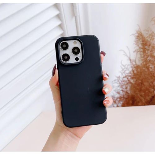 product_image_name-Apple-Iphone 15 Pro Max Black Silicone Phone Case/ Cover-2