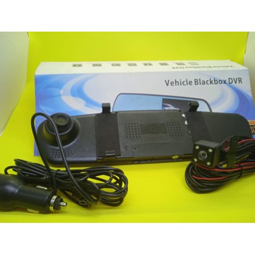 product_image_name-Generic-Dual Lens 4.3 Inch LCD Mirror Dash Cam Car DVR Full HD 1080P with Parking Monitoring-2