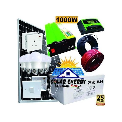 Powermate 300W Solar Panel Full Kit +200Ah Battery +1000W 