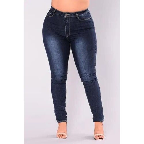 16 Jeans Plus Size L-5xl Women's High Waist Jeans High Stretch