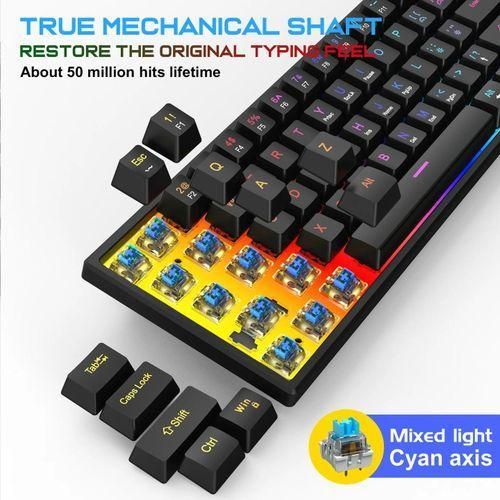 product_image_name-Generic-Mechanical keyboard 60% mini portable computer compact gamer keyboard Blue switch gaming keyboard-2