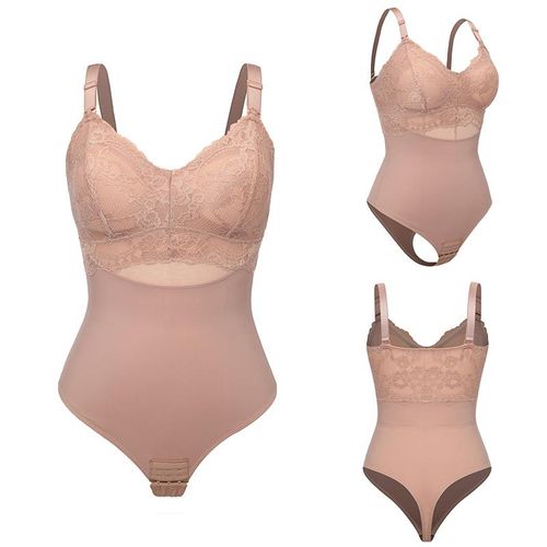 Fashion Mesh s Bodysuit Women Shapewear Seamless Padded Full Body Shaper  Slim Waist Tummy Control Flat Belly Smooth Underwear @ Best Price Online