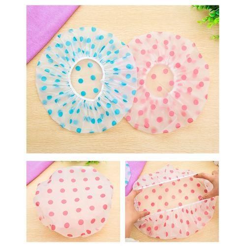 product_image_name-Fashion-4pcs Shower Caps Water Resistant Water Proof Bathing Caps-1