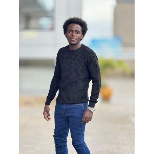Fashion Sweatshirt for men ribbed sweater black sweatshirt Best Price Online Jumia Kenya