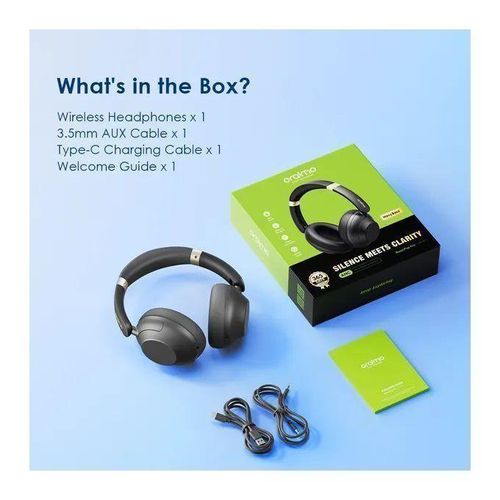 product_image_name-Oraimo-BoomPop Pro ANC Over-Ear Headphones, Graphite Grey-3