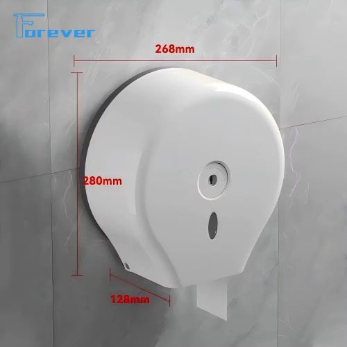 product_image_name-Generic-Large Roll Tissue Dispenser – Lockable Wall Mount Bathroom Tissue Holder-2