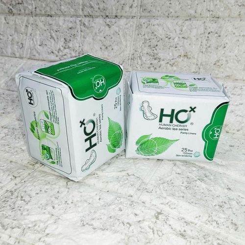 product_image_name-Human Cherish-Aerobic Tea Sanitary Liners (25pcs) 190mm-2