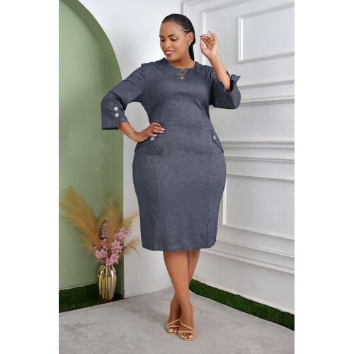 gray casual dress LaDivine CD0212CL Prom Dress - Champagne
